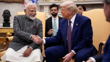 ওপর ২৫ থেকে কমিয়ে ১৮ শতাংশ শুল্ক আরোপ ট্রাম্পের